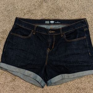 Old Navy dark wash Denim shorts